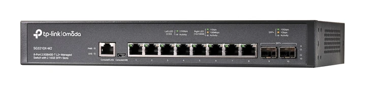 Šakotuvas TP-Link OMADA 8-PORT L2+ SWITCH/8X 2.5GBASE-T + 2X SFP+ kaina