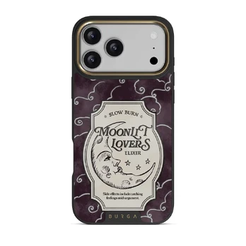 Moonlit Lovers - iPhone 17 Pro Max Case, Elite Dark (MagSafe) / Gold