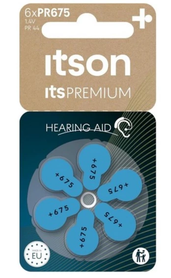 itson itsPREMIUM hearing aid battery PR675IT/6RM | PR675(44)IT/6RM
