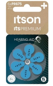 itson itsPREMIUM hearing aid battery PR675IT/6RM | PR675(44)IT/6RM kaina