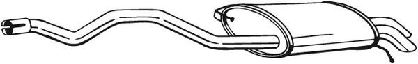 Galinis duslintuvas BOSAL 286-489