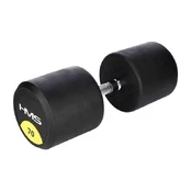 Guminis hantelis HMS HG Pro - 70 kg kaina