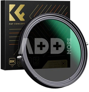 K&F Concept K&F 77MM Nano-X Multifunctional CPL+Variable/Fader ND 2~32 filter, HD, Waterproof, Anti Scratch, Gr