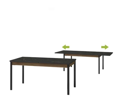 Stalas PRESTIGO P14, juoda, San Sebastian