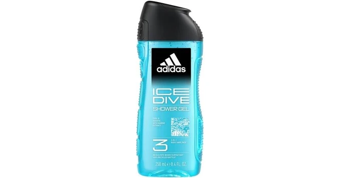 Vyriška dušo želė Adidas Ice Dive, 250 ml