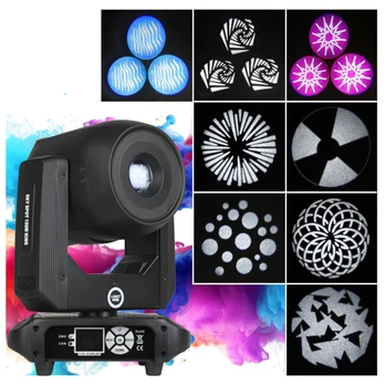 LIGHT4ME SKY SPOT 150W RING judančios galvos prožektorius