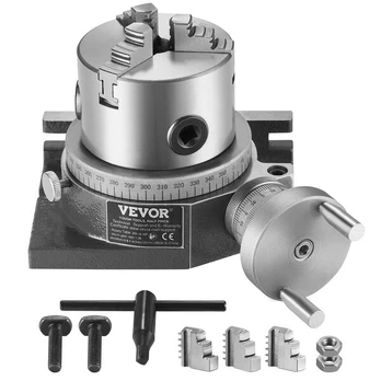 Rotacinis stalas frezavimo staklėms, 100 mm