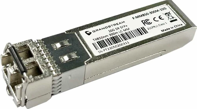 Grandstream SFP+ Fiber Module (Multi-Mode, 850nm Wave-Length, 300-Meter, 10Gbps) | Web | SFP Modules