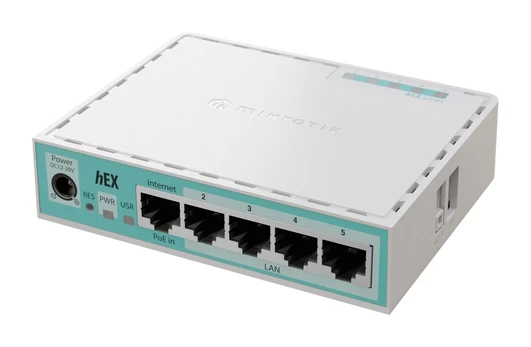 Maršrutizatorius 5 prievadų MikroTik E50UG hEX refresh