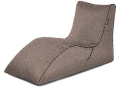 Sėdmaišis Lounger Ebony Mesh Fit, rudas