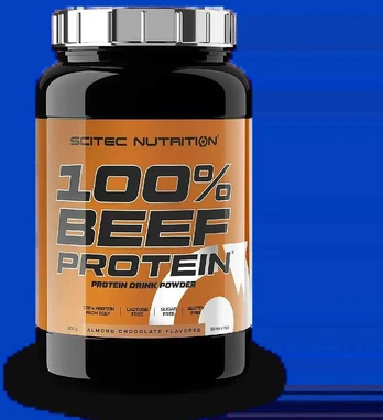 Scitec 100% Beef Protein 900 g. (Almond Chocolate skonis)