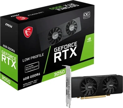 Vaizdo plokštė MSI GeForce RTX 3050, 6 GB, GDDR6