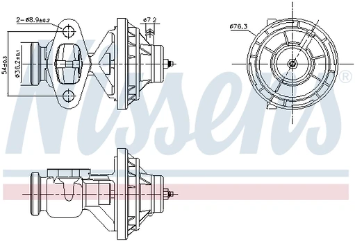 EGR vožtuvas NIS 98390