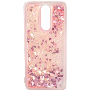 Evelatus Xiaomi Redmi 8 Shining Quicksand Case Pink