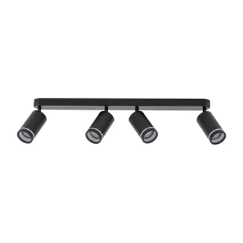 Taškinis šviestuvas TK LIGHTING JET BLACK, 4 x GU10 max 10W