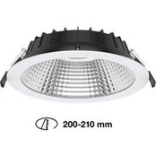 SLC Shift LED įleidžiamas prožektorius Ø 22,8 cm CCT, baltos spalvos