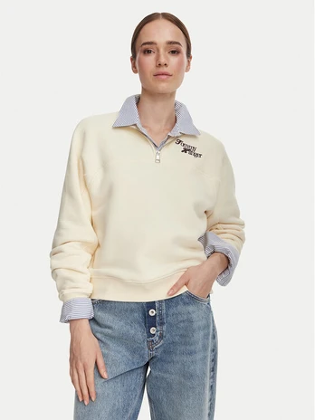 Tommy Hilfiger Džemperis WW0WW51878 Smėlio Regular Fit
