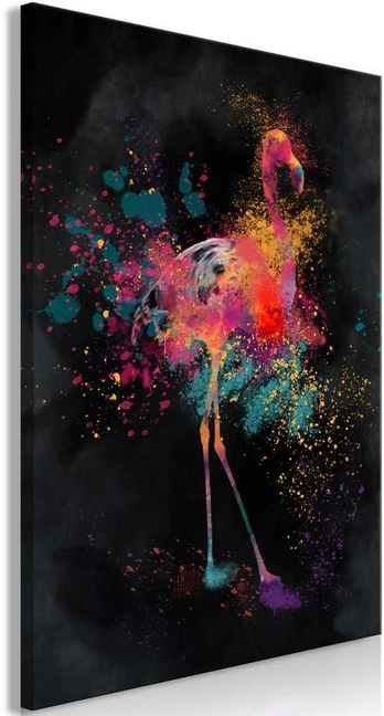 Artgeist Paveikslas - Flamingo Colour (1 Part) Vertical