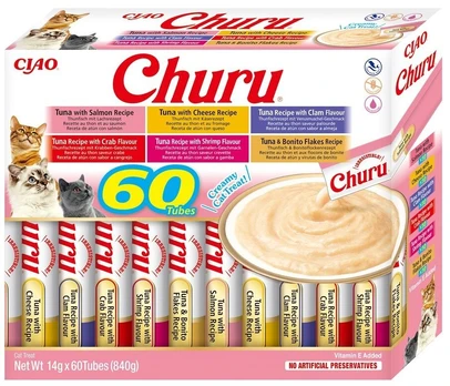 INABA Churu Varieties Tuna 60x14g tunas katėms