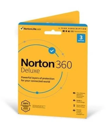 NORTON 360 DELUXE 25GB 1 USER 3 DEVICE 2 YEARS | 21435446