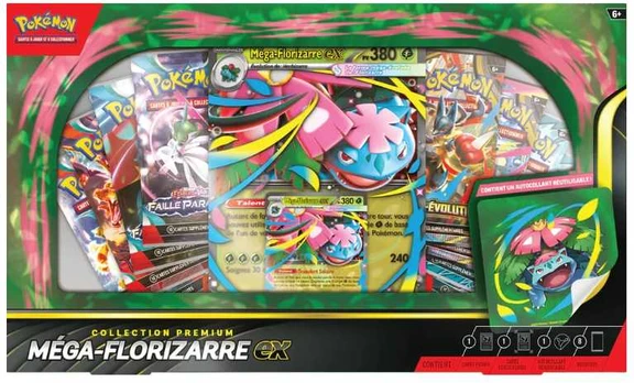 Pokémon JCC: Coffret Collection Premium Mega Florizarre Ex (FR)