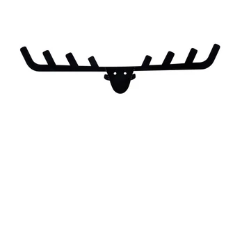 Drabužių kabykla Wallity Antler, juoda