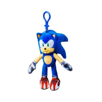 SONIC Prisegamas pliušinis herojus, 15 cm