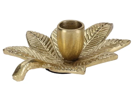 Žvakidė Nepal, metalas, 4 cm, aukso