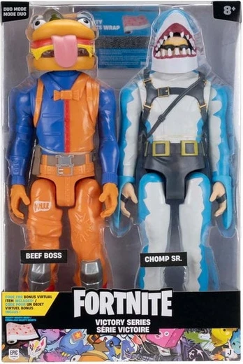 Fortnite - Victory Duo Mode Figures 30Cm - Beef Boss & Chomp Sr.