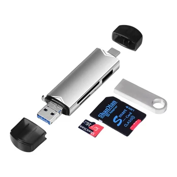 Kortelių skaitytuvas, USB, 2-in-1, ICR-6000