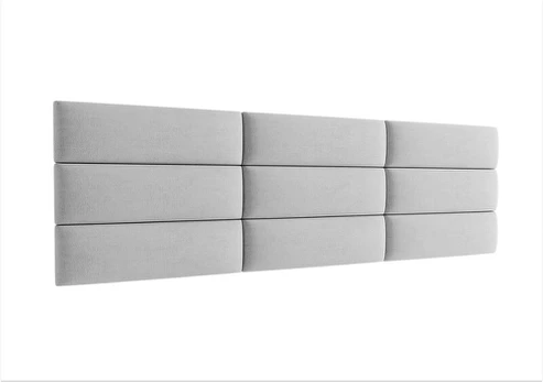 Minkšta sienos plokštė Ravio 2239, 60x15 cm, pilka