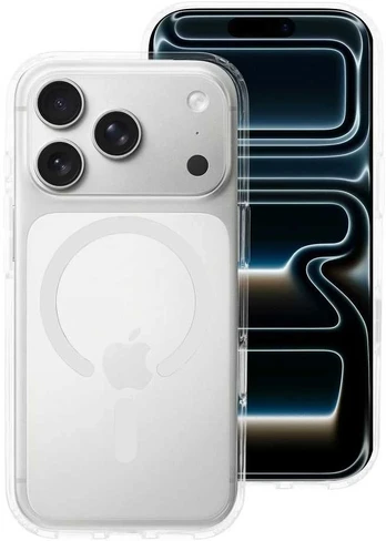 FORCELL F-PROTECT Clear Hybrid Premium case compatible with MagSafe for IPHONE 16 PRO MAX transparent