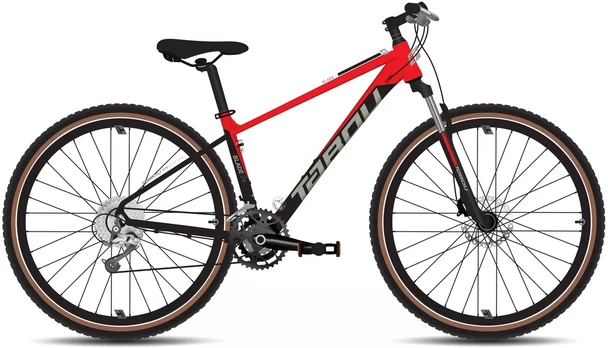 Dviratis Tabou Blade 29 1 juodas-red-M (Dydis: M)