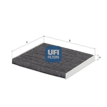 Filtras, salono oras UFI 54.518.00