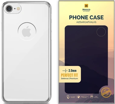 Mocco Original Clear Case 2mm Silicone Case for Apple iPhone 7 Transparent (EU Blister)