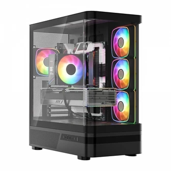 MODECOM PC CASE VOLCANO AQ 100 ARGB MIDI Juodas
