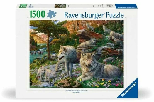 Dėlionė Ravensburger Wolves in Spring