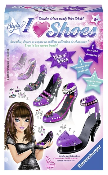 Kūrybinis rinkinys glam rock batai Ravensburger