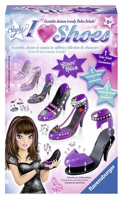 Kūrybinis rinkinys glam rock batai Ravensburger kaina