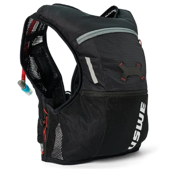 USWE RUSH kuprinė - liemenė | 8L | Black - Grey, M