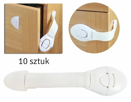 Spintelių ir stalčių apsauga 10 vnt