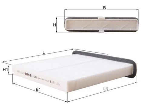 Salono filtras KNECHT LA1361