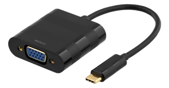 Adapteris Deltaco USBC-1098, USB-C/VGA