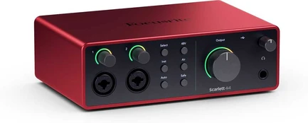 Garso plokštė Focusrite Scarlett 4i4 4th Gen kaina