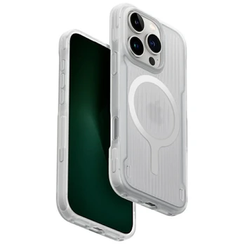 Dėklas Case UNIQ Combat Active for iPhone 16 Pro Magclick Charging lume baltas