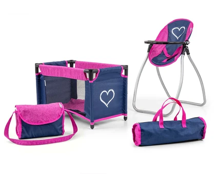 Utext Umilly Mally Milly Mally Elsa Prestige Navy lėlių rinkinys