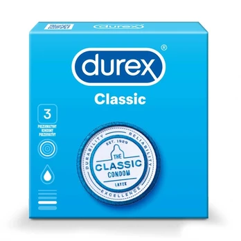 Prezervatyvai DUREX CLASSIC, 3 vnt.