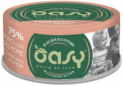 Oasy More Love Tuna with lašiša 70gr