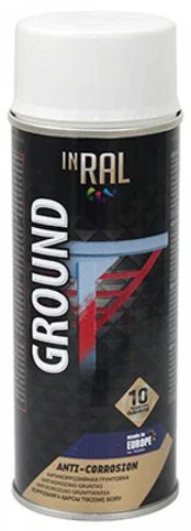 Gruntas aerozolinis ,antikorozinis baltas 400ml