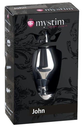 Mystim John Butt Plug Large Elektrostimuliacinis analinis kaištis